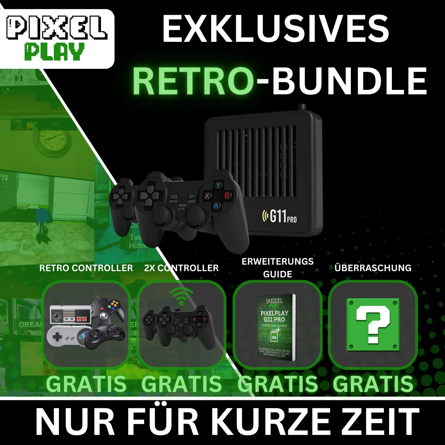 PixelPlay G11 Pro Konsole im Detail